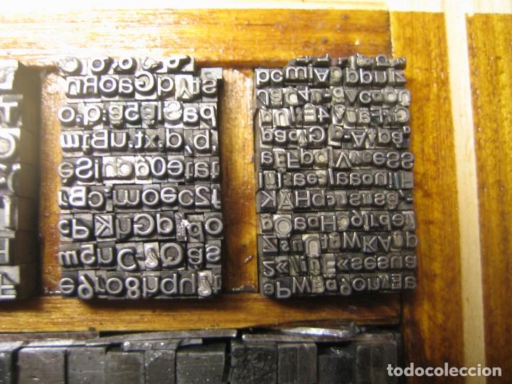 Antig&uuml;edades: imprenta - cuadro typography - ref. 9 - tama&ntilde;o 13x12 - Foto 6