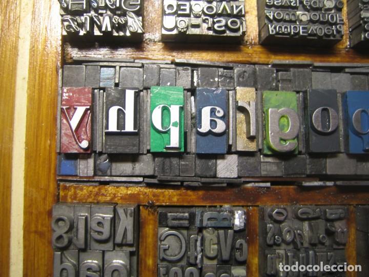 Antig&uuml;edades: imprenta - cuadro typography - ref. 7 - tama&ntilde;o 13x12 - Foto 3