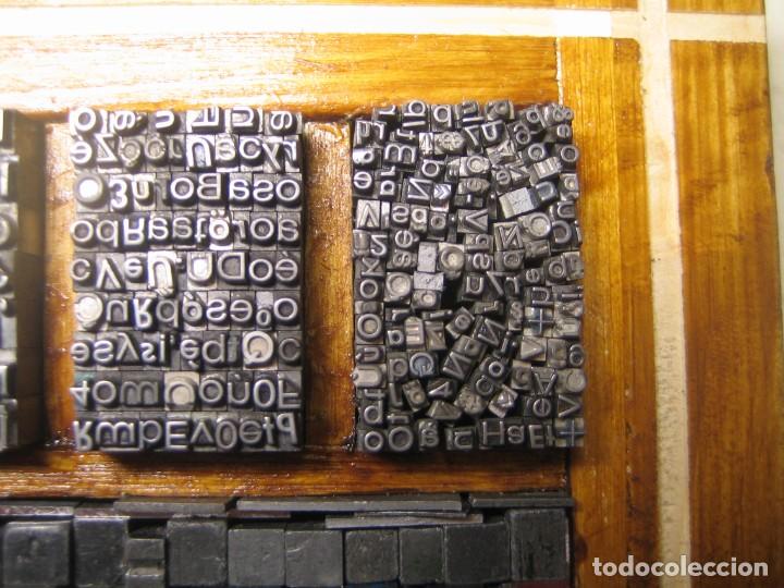 Antig&uuml;edades: imprenta - cuadro typography - ref. 7 - tama&ntilde;o 13x12 - Foto 4