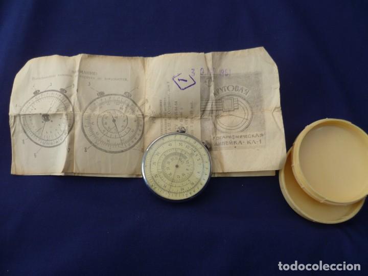 Antig&uuml;edades: REGLA DE C&Aacute;LCULO CIRCULAR SOVI&Eacute;TICA - RUSA - URSS - Foto 7