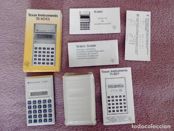 Antig&uuml;edades: CALCULADORA TEXAS INSTRUMENTS TI 1015 - COMO NUEVA - Foto 1