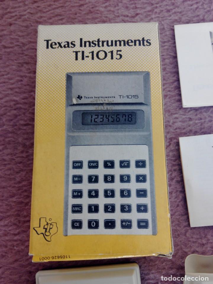 Antig&uuml;edades: CALCULADORA TEXAS INSTRUMENTS TI 1015 - COMO NUEVA - Foto 2