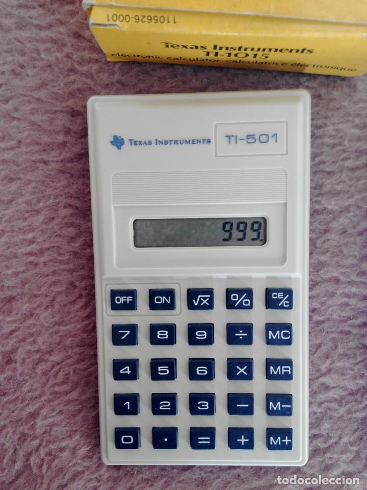Antig&uuml;edades: CALCULADORA TEXAS INSTRUMENTS TI 1015 - COMO NUEVA - Foto 3