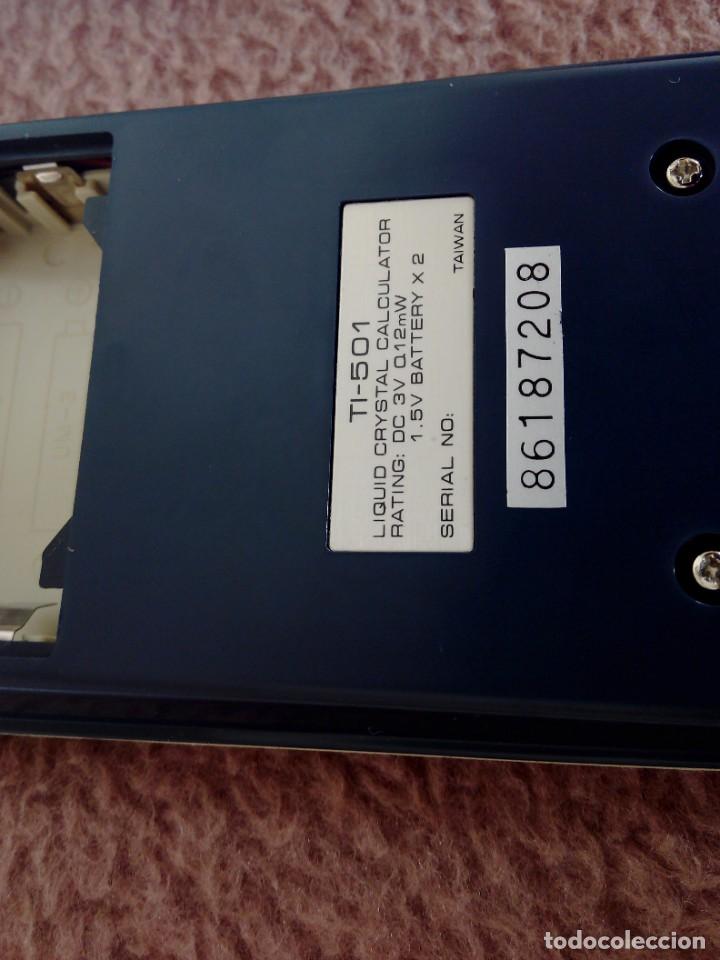Antig&uuml;edades: CALCULADORA TEXAS INSTRUMENTS TI 1015 - COMO NUEVA - Foto 4