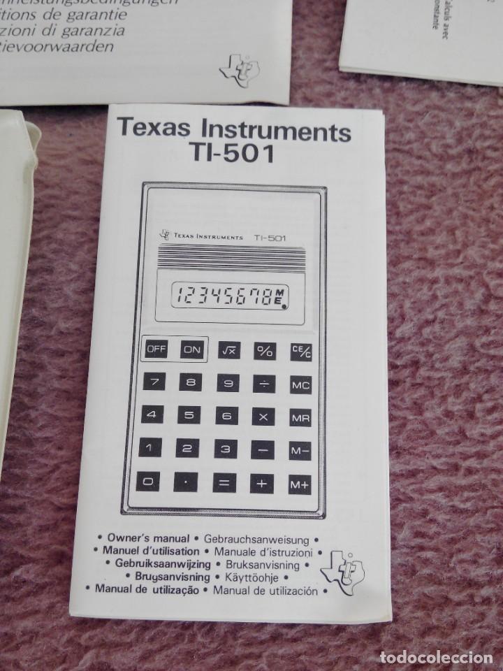 Antig&uuml;edades: CALCULADORA TEXAS INSTRUMENTS TI 1015 - COMO NUEVA - Foto 7