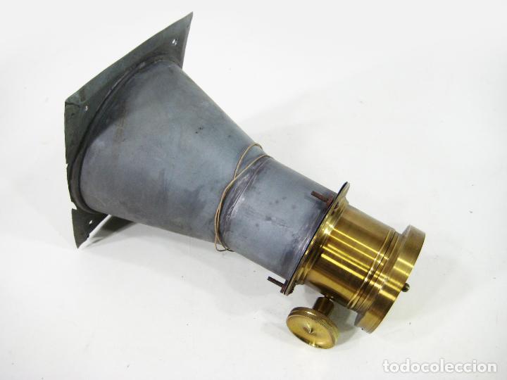 Antig&uuml;edades: ANTIGUO OBJETIVO DE LINTERNA M&Aacute;GICA O PROYECTOR - Foto 6