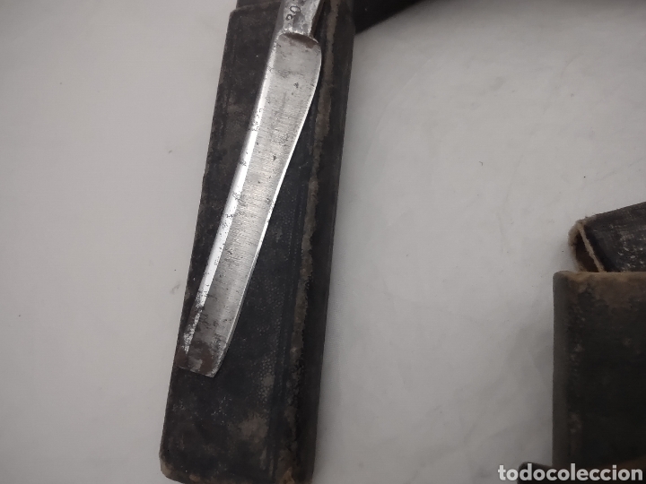 Antig&uuml;edades: Pareja de navajas de barberia - Foto 6