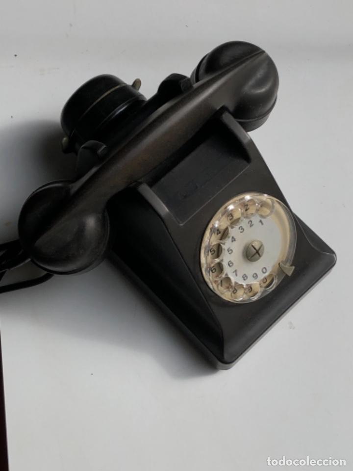 Tel&eacute;fonos: Tel&eacute;fono antiguo Negro baquelita - Foto 1