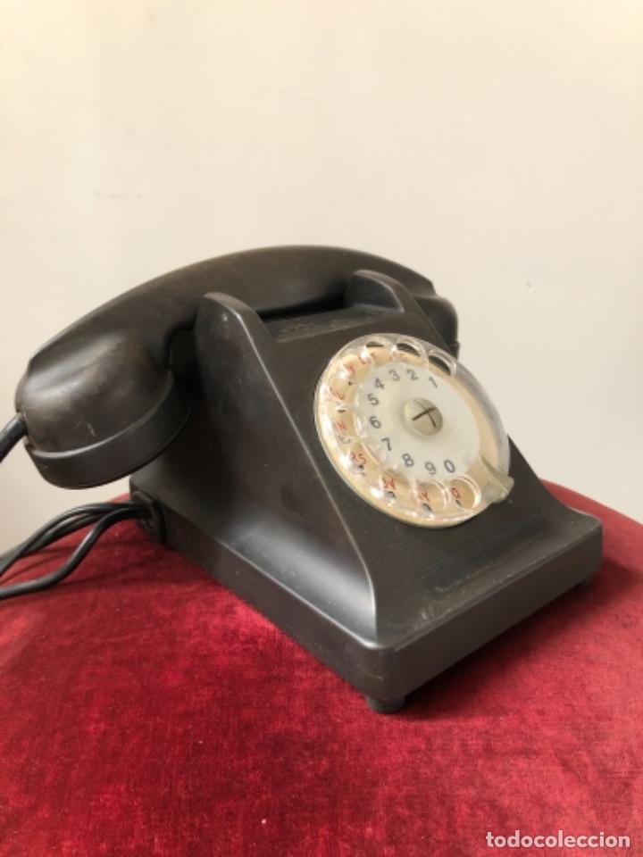 Tel&eacute;fonos: Tel&eacute;fono antiguo Negro baquelita - Foto 3