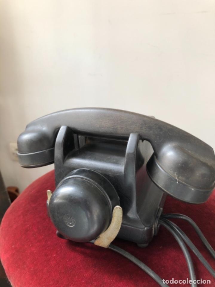 Tel&eacute;fonos: Tel&eacute;fono antiguo Negro baquelita - Foto 4