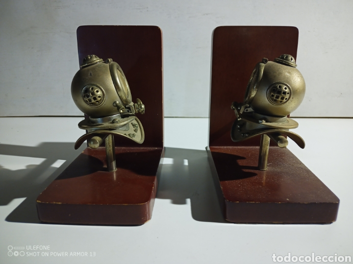 Antig&uuml;edades: Sujetalibros n&aacute;utico Escafandras - Foto 1