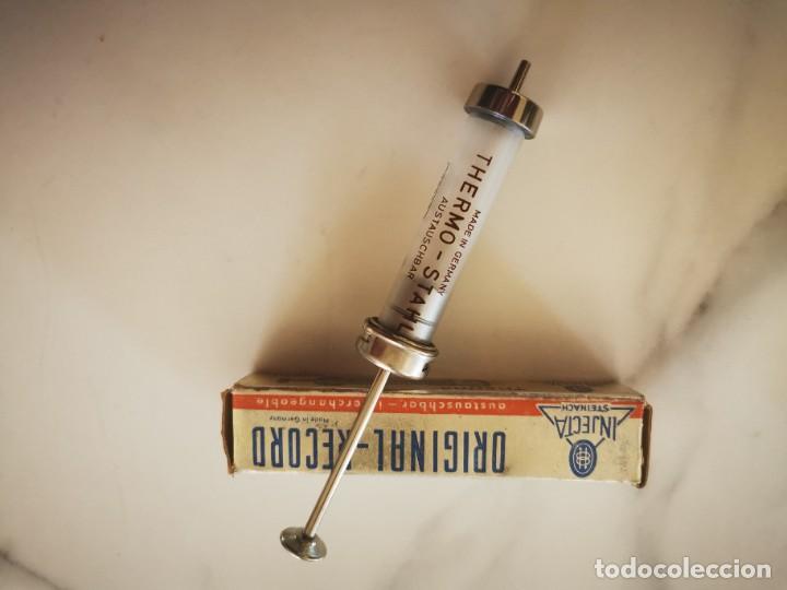 Antig&uuml;edades: ANTIGUA JERINGUILLA DE VIDRIO - Foto 4