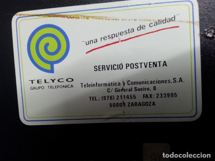 Tel&eacute;fonos: TEL&Eacute;FONO TELYCO TEIDE CON SONIDO DE CAMPANA EN ROJO - FUNCIONA - Foto 4