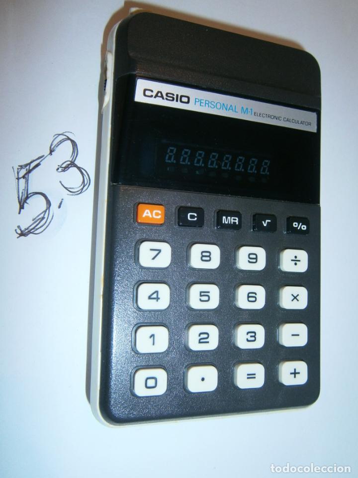 Antig&uuml;edades: ANTIGUA CALCULADORA CASIO PERSONAL M-1 - Foto 2