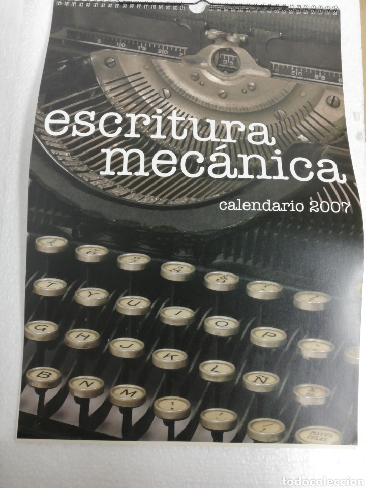 calendario de máquina de escribir de pared. - Buy Other antique typewriters  on todocoleccion