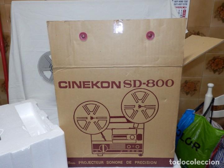Antig&uuml;edades: Proyector sonoro de precisi&oacute;n 8mm CINEKON SD 800 - Foto 11