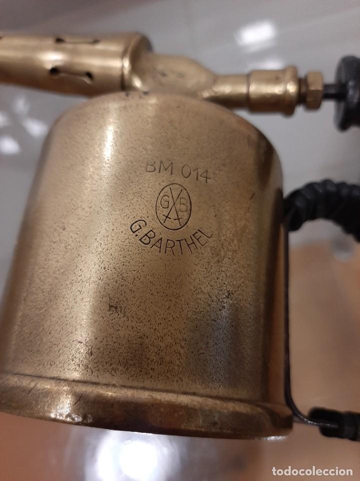 Antig&uuml;edades: Antiguo soplete soldador G. BARTHEL - Foto 9