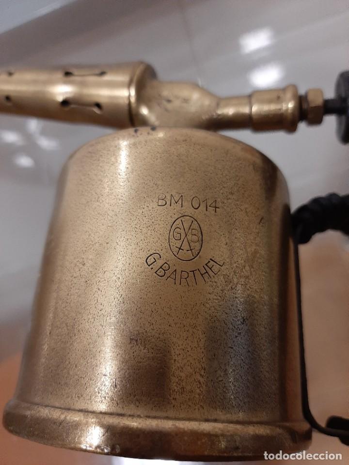 Antig&uuml;edades: Antiguo soplete soldador G. BARTHEL - Foto 10