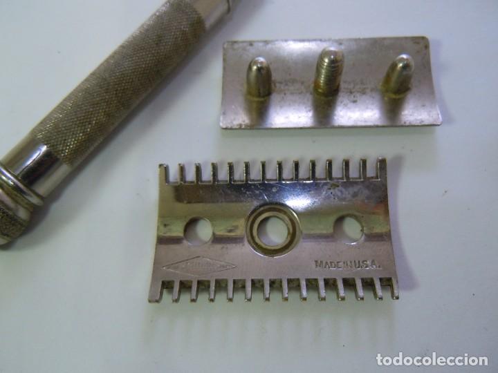 Antig&uuml;edades: Set de maquinilla de afeitar Gillette Cesar en caja original completa - Foto 4