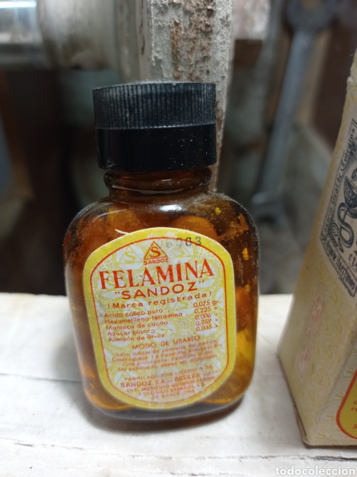Antig&uuml;edades: Botellita Felamina - Foto 2