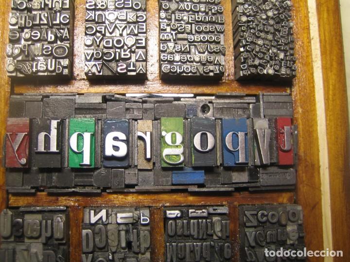 Antig&uuml;edades: imprenta - cuadro typography - ref. 6 - tama&ntilde;o 13x12 - Foto 2