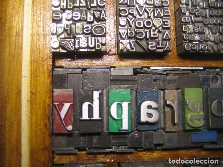Antig&uuml;edades: imprenta - cuadro typography - ref. 6 - tama&ntilde;o 13x12 - Foto 4