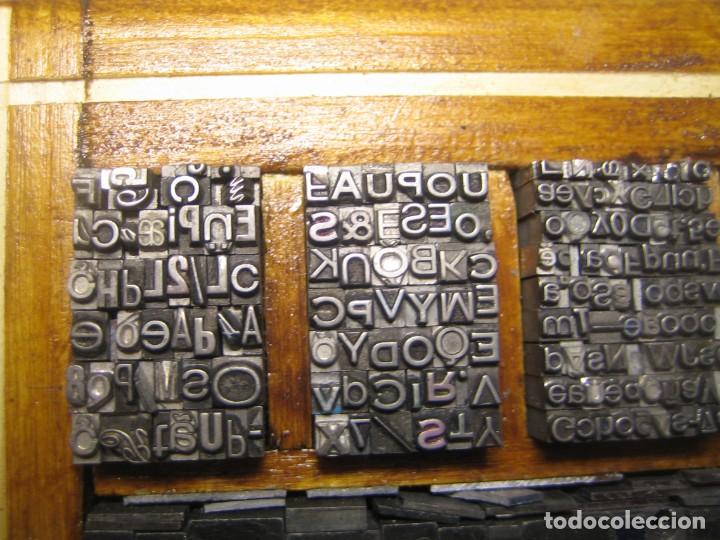 Antig&uuml;edades: imprenta - cuadro typography - ref. 6 - tama&ntilde;o 13x12 - Foto 5