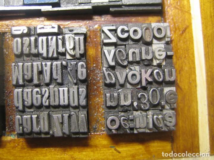Antig&uuml;edades: imprenta - cuadro typography - ref. 6 - tama&ntilde;o 13x12 - Foto 7