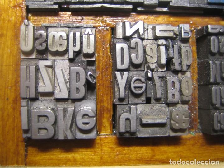 Antig&uuml;edades: imprenta - cuadro typography - ref. 6 - tama&ntilde;o 13x12 - Foto 8