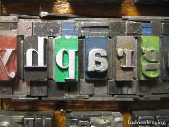 Antig&uuml;edades: imprenta - cuadro typography - ref. 5 - tama&ntilde;o 13x12 - Foto 3