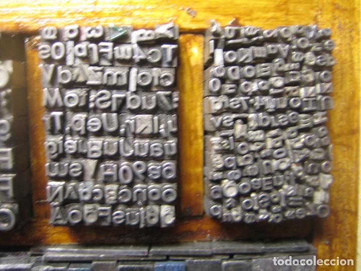 Antig&uuml;edades: imprenta - cuadro typography - ref. 5 - tama&ntilde;o 13x12 - Foto 4