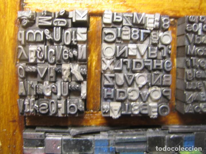 Antig&uuml;edades: imprenta - cuadro typography - ref. 5 - tama&ntilde;o 13x12 - Foto 5