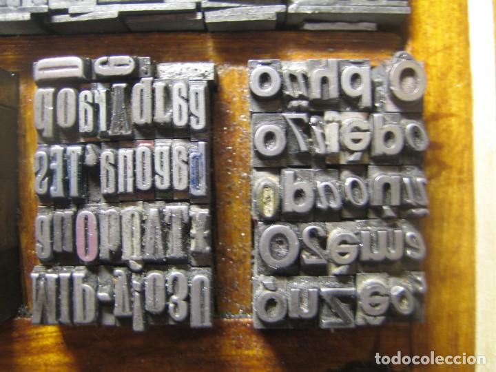 Antig&uuml;edades: imprenta - cuadro typography - ref. 5 - tama&ntilde;o 13x12 - Foto 7