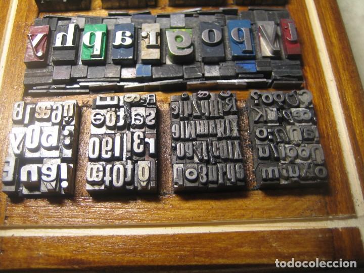 Antig&uuml;edades: imprenta - cuadro typography - ref. 3 - tama&ntilde;o 13x12 - Foto 4
