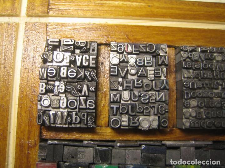 Antig&uuml;edades: imprenta - cuadro typography - ref. 3 - tama&ntilde;o 13x12 - Foto 6
