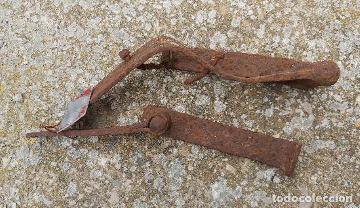Antig&uuml;edades: Pareja de bisagras, 24 cm - Foto 1