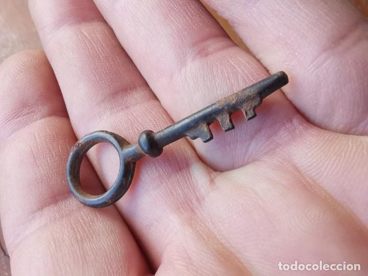Antig&uuml;edades: LLAVE ESPA&Ntilde;OLA SIGLO.XIX..CANDADO - Foto 4