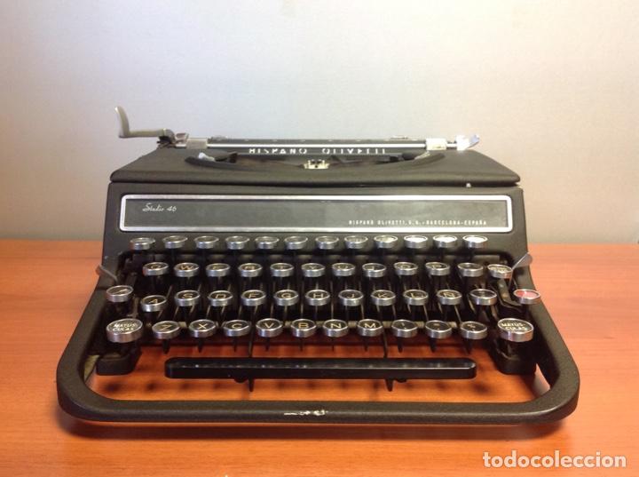 Antig&uuml;edades: M&aacute;quina de escribir Hispano Olivetti Studio 46 - Foto 3