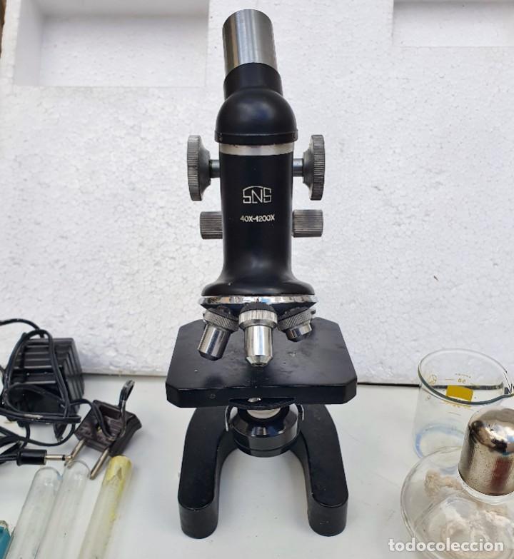 Antig&uuml;edades: MICROSCOPIO SNS 40X - 1200X - Foto 7