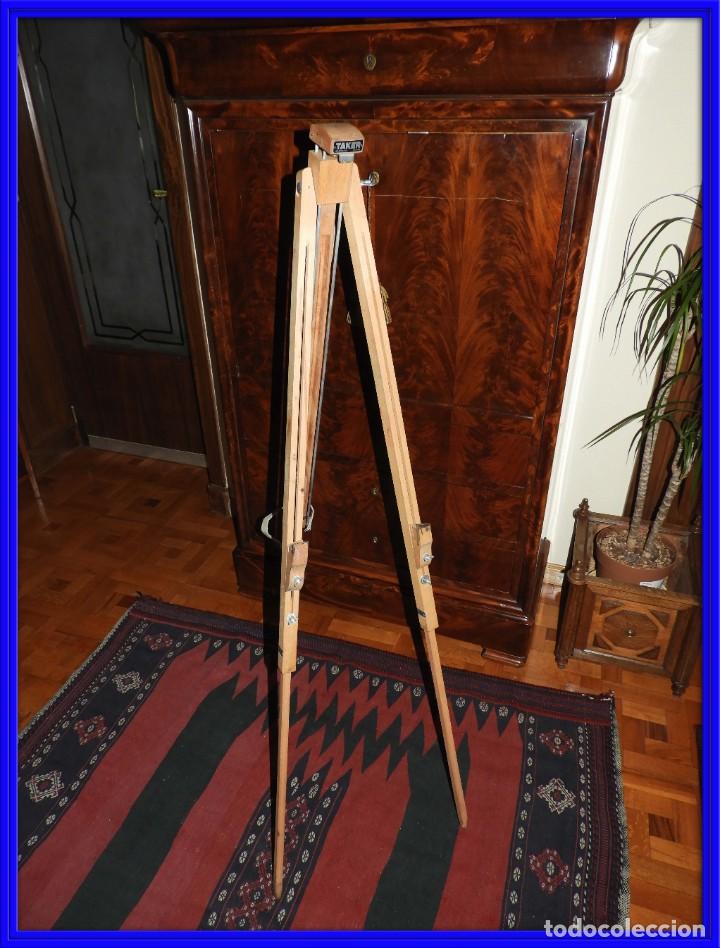 Antig&uuml;edades: ATRIL DE PINTOR DE MADERA MARCA TAKER - Foto 1