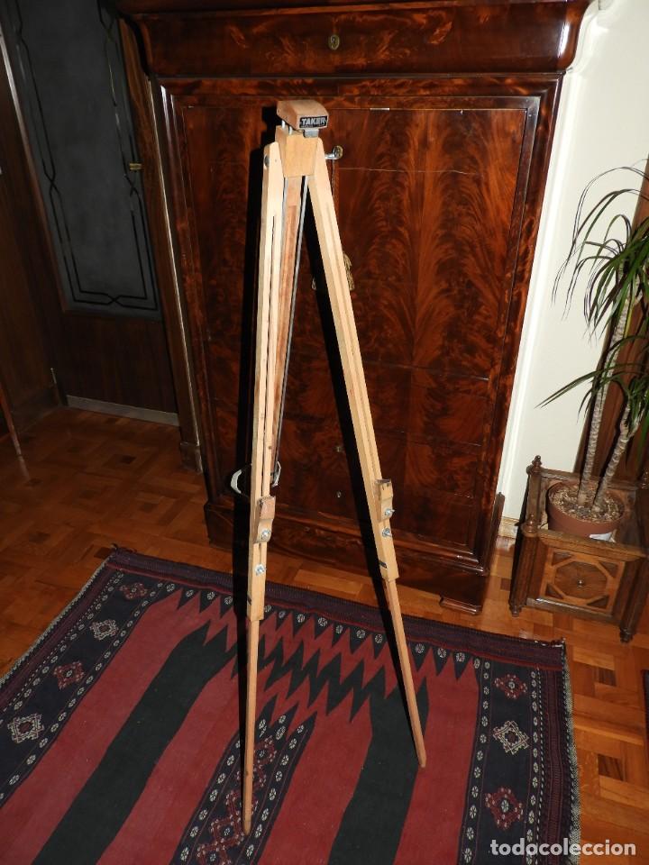 Antig&uuml;edades: ATRIL DE PINTOR DE MADERA MARCA TAKER - Foto 7