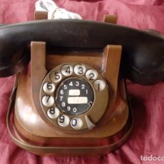 Teléfonos: TELEFONO DE COBRE ANTIGUO DE LOS AÑOS 50 EN BUEN ESTADO. Lote 325191073