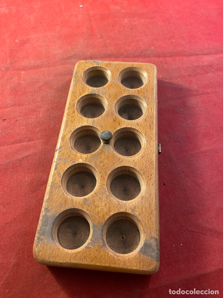 Antig&uuml;edades: Caja madera pinturas - Foto 2