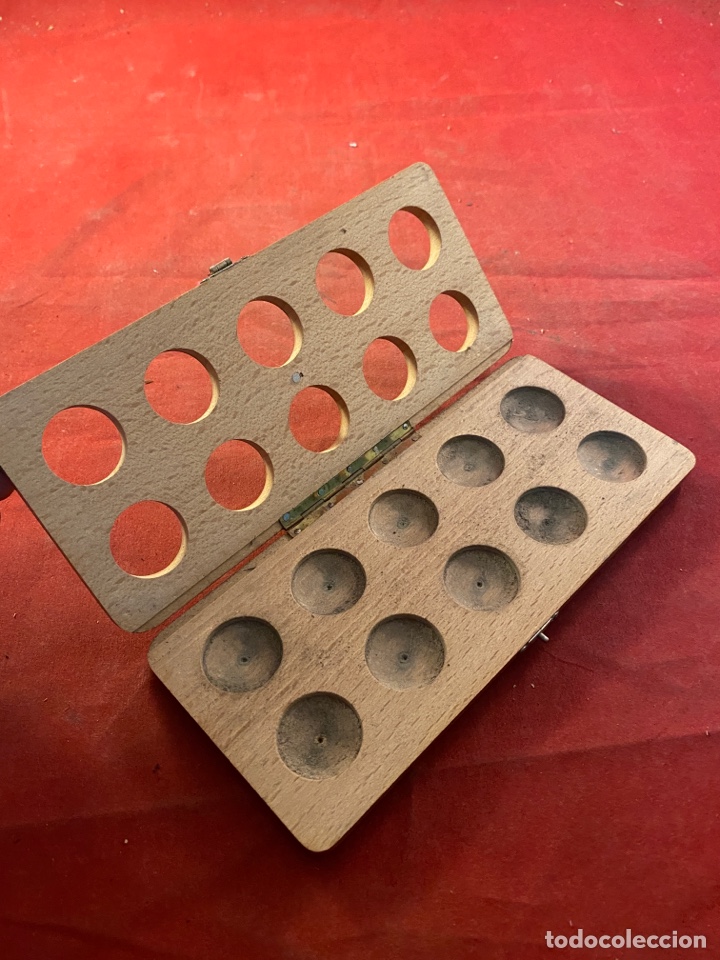 Antig&uuml;edades: Caja madera pinturas - Foto 3