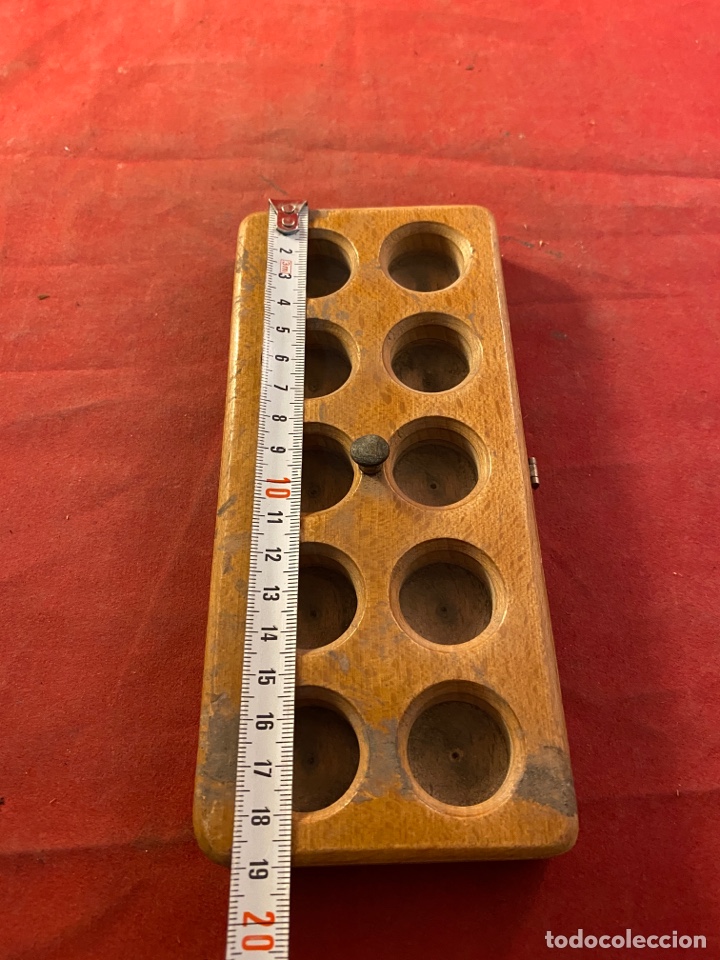 Antig&uuml;edades: Caja madera pinturas - Foto 4