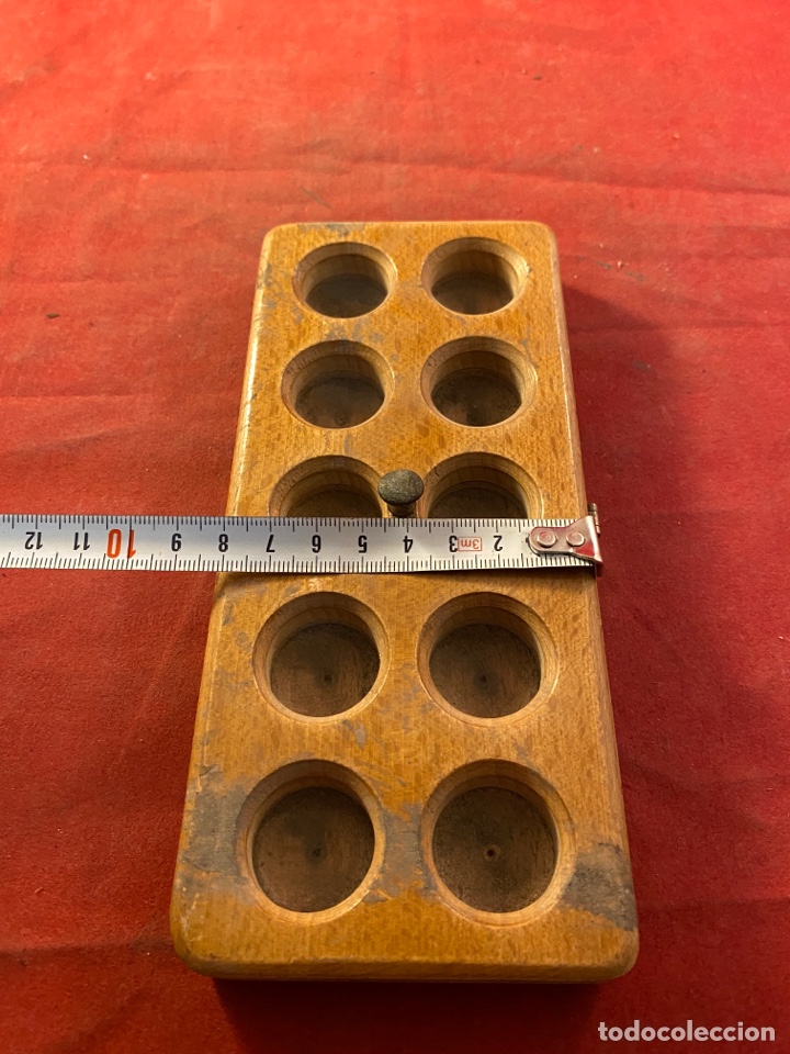 Antig&uuml;edades: Caja madera pinturas - Foto 5