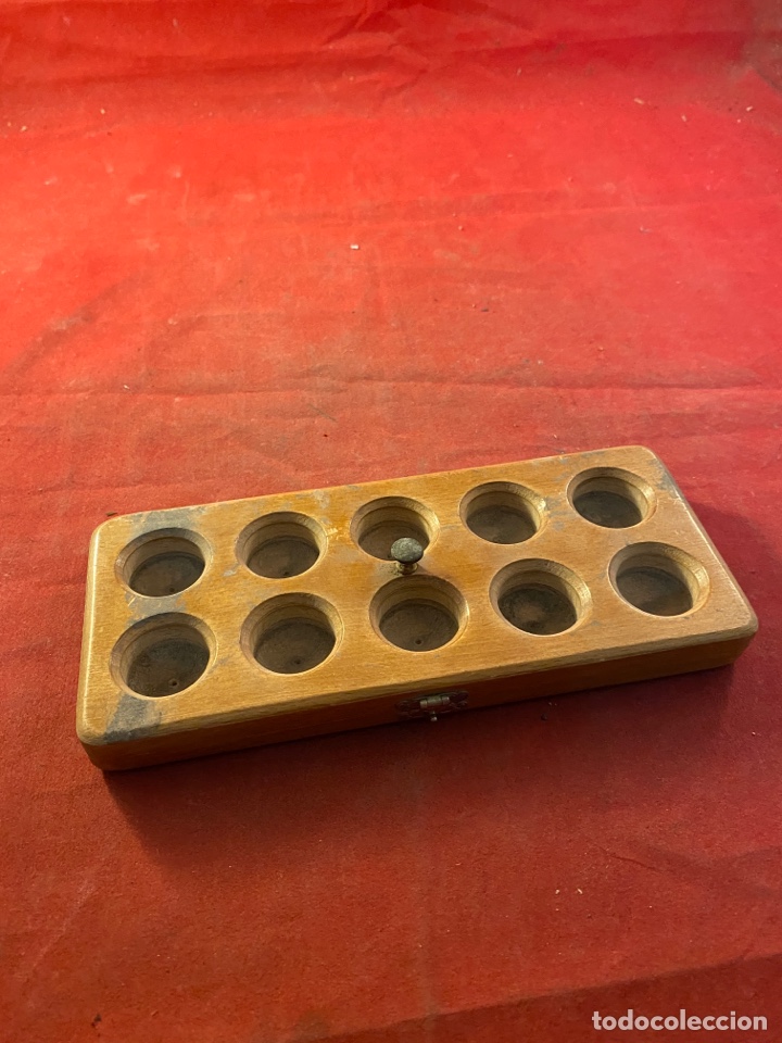 Antig&uuml;edades: Caja madera pinturas - Foto 1