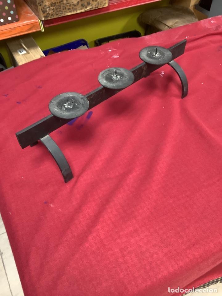 Antig&uuml;edades: Candelabro forja - Foto 1