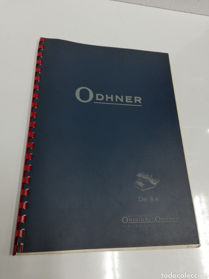 Antig&uuml;edades: Cat&aacute;logo de piezas de recambio Original Odhner. - Foto 1