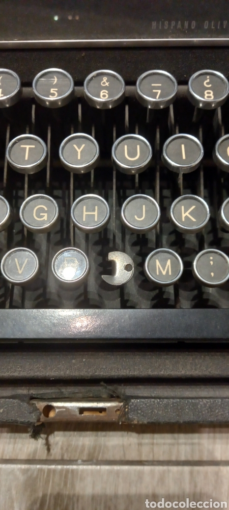 Antig&uuml;edades: M&aacute;quina de escribir HISPANO OLIVETTI - Foto 2